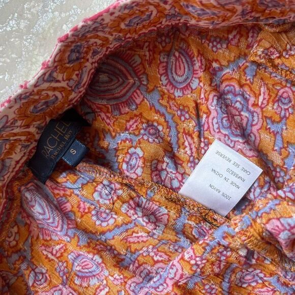 Rachel Roy Paisley Lounge Crop Pants - Picture 7 of 9